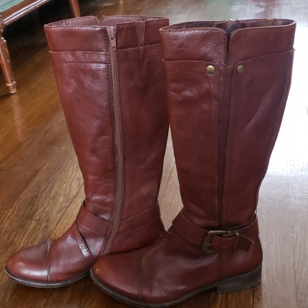 Size 6 Miz Mooz Cognac Riding Boots